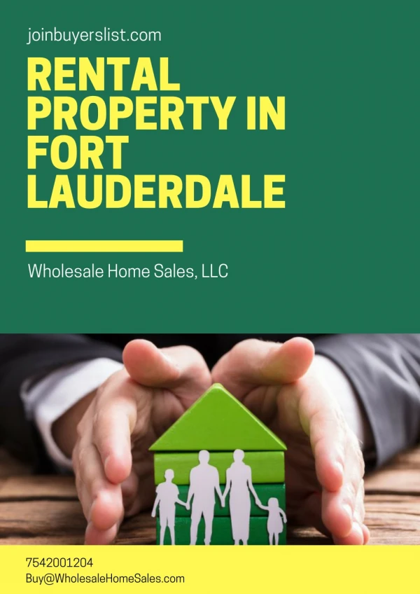 Fort Lauderdale, FL Apartmentsproperty for Rent -JoinBuyersList