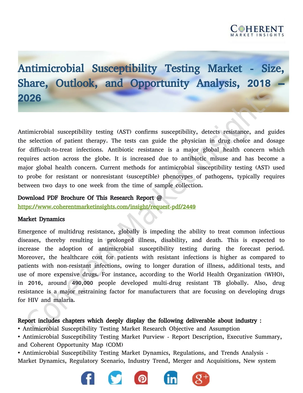 antimicrobial susceptibility testing market size