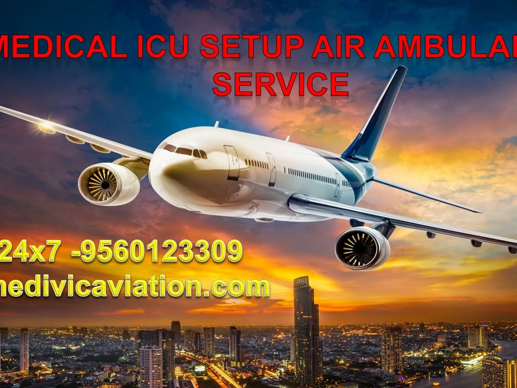 medical icu setup air ambulance service
