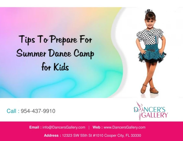 Tips To Prepare For Summer Dance Camp for Kids