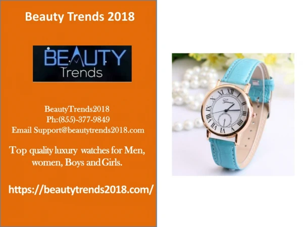 BeautyTrends2018 Cool Ladies Watches