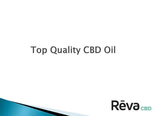 High Quality CBD Oil