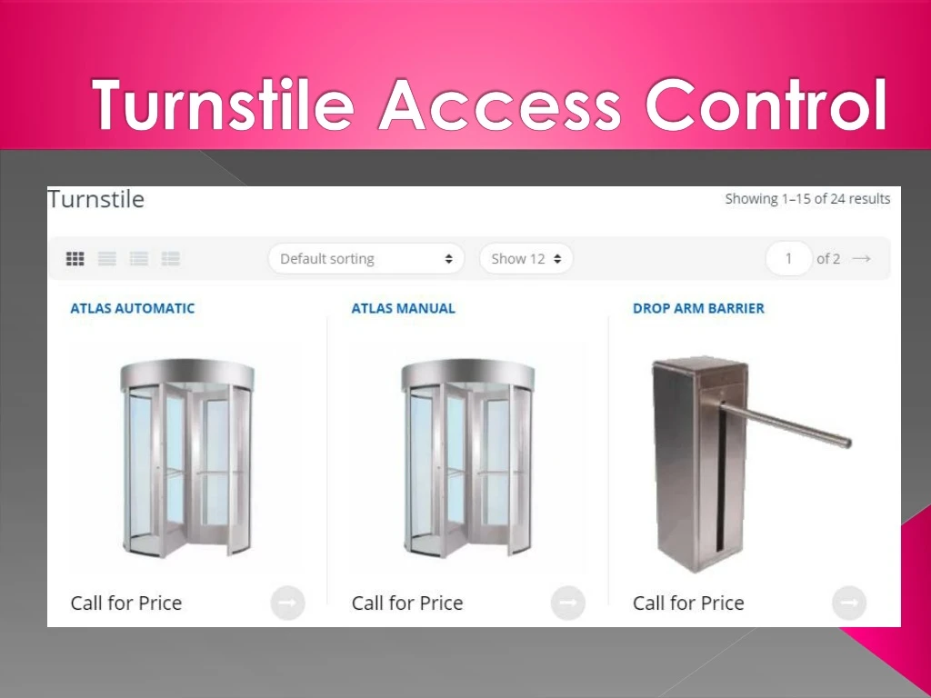 turnstile access control