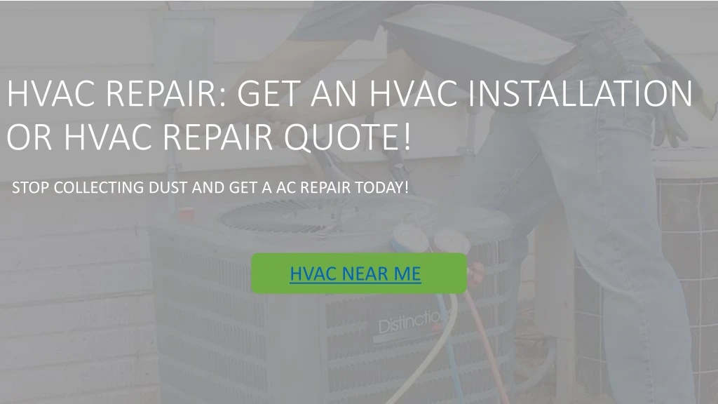 hvac repair get an hvac installation or hvac repair quote