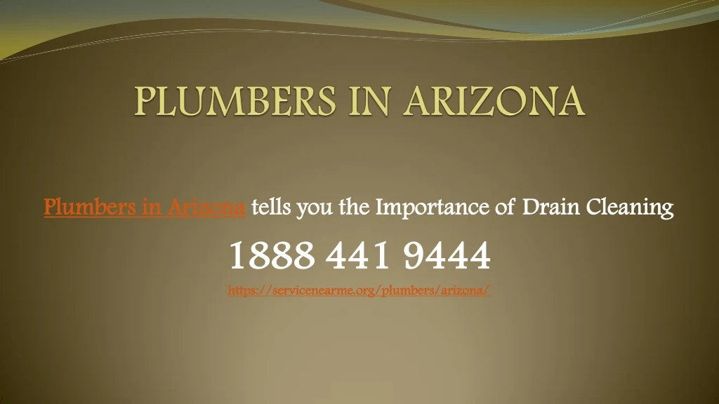 plumbers in arizona plumbers in arizona tells