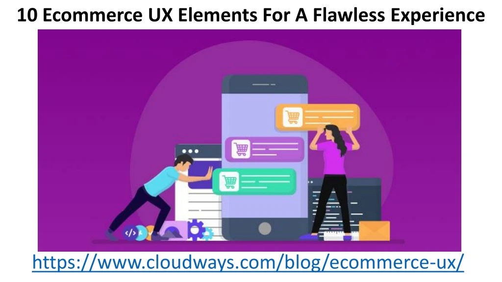 10 ecommerce ux elements for a flawless experience