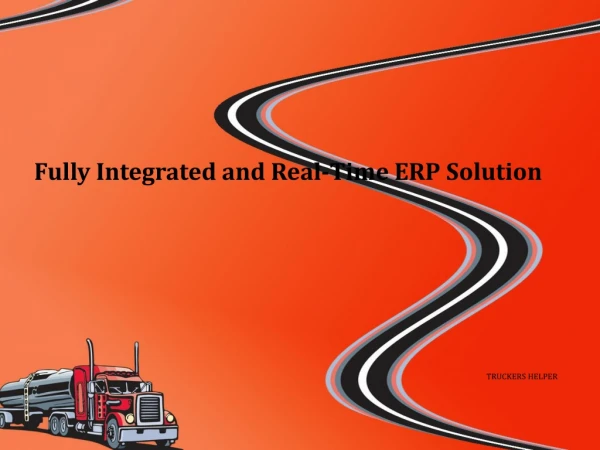 Fully Integrated and Real-Time ERP Solution