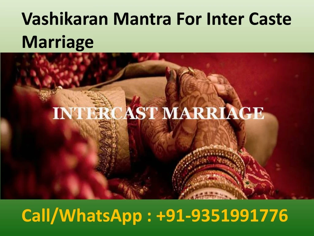 vashikaran mantra for inter caste marriage