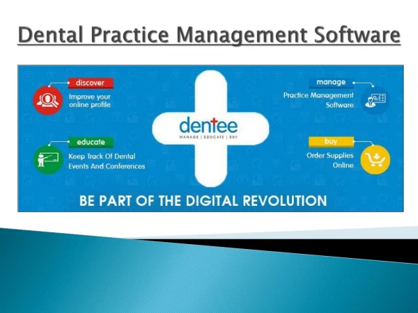 Increase productivity of your clinic with Dental Practice Management Software!