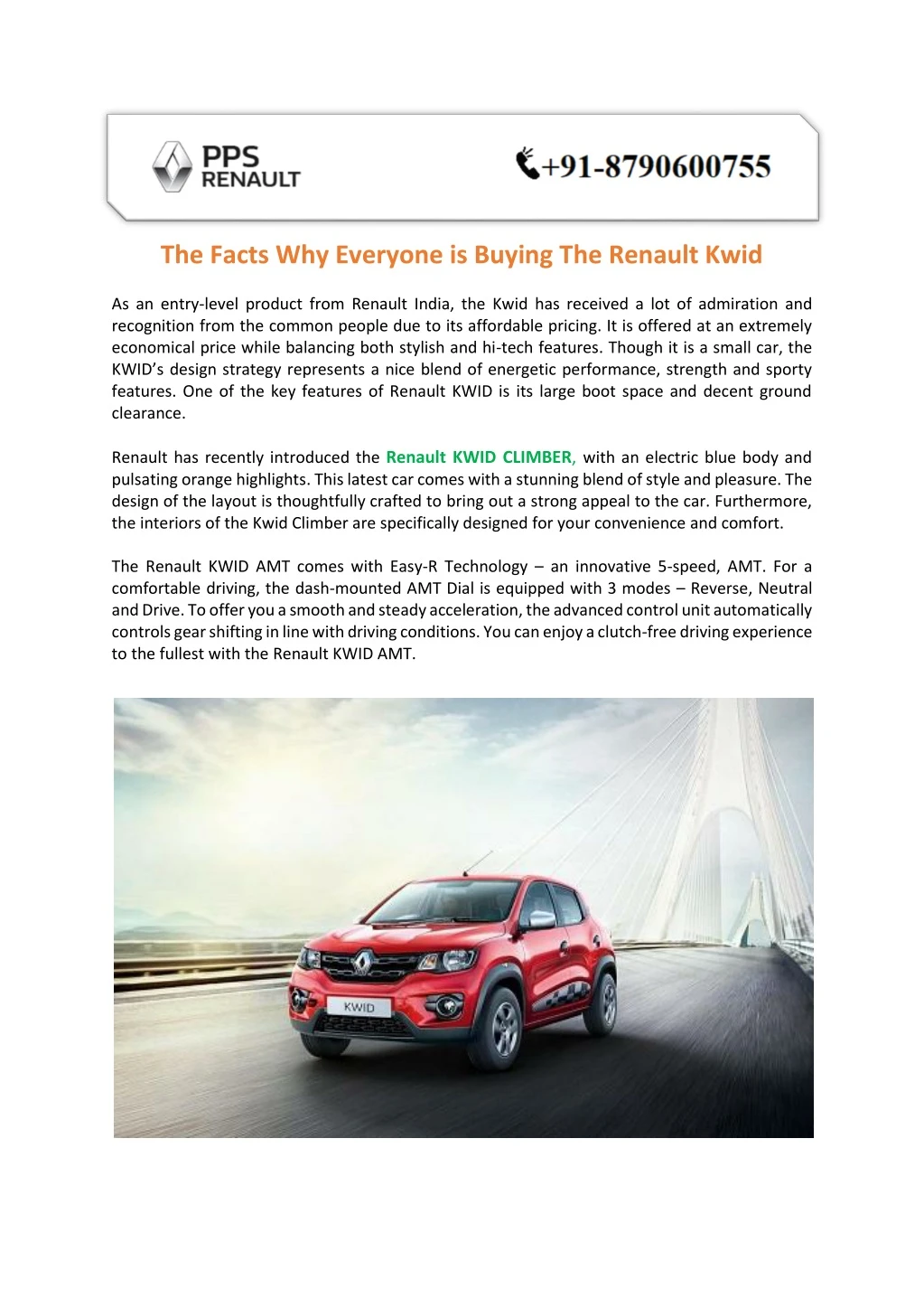 the facts why everyone is buying the renault kwid