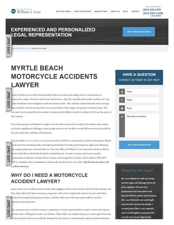 Marion motorcycle accident attorney