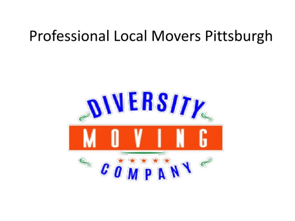 Professional Local Movers Pittsburgh