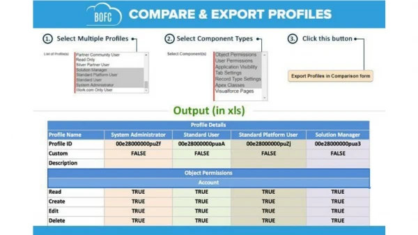 Export Multiple Profiles of Salesforce in few clicks