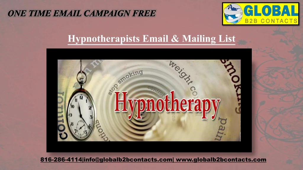 one time email campaign free