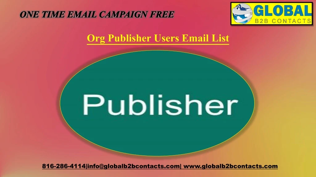 one time email campaign free