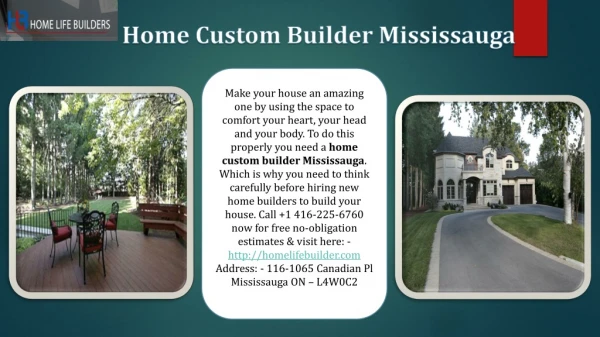 How to Hire a Home Custom Builder Mississauga