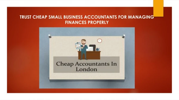 Cheap Small Business Accountants in London