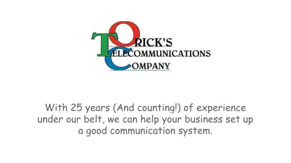 Orick's Telecommunications
