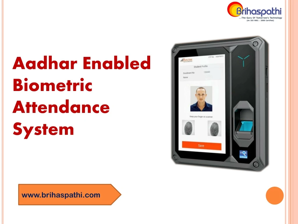 aadhar enabled biometric attendance system