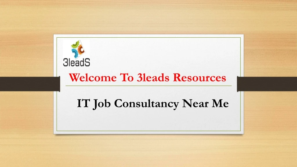 welcome to 3leads resources