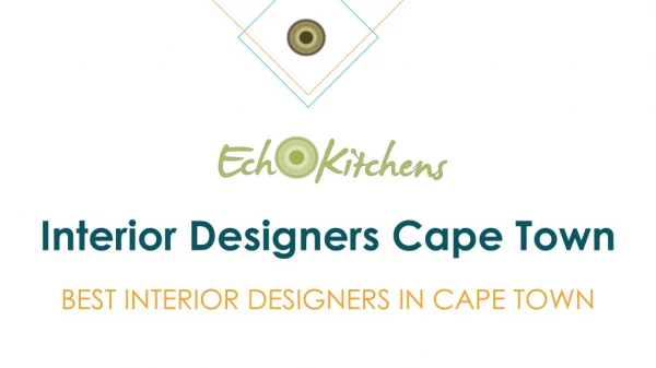 Best Interior Designers in Cape Town | Echo Kitchens