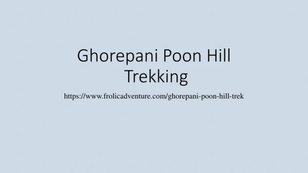 Ghorepani Poon Hill Trek | Ghorepani Ghandruk Trek