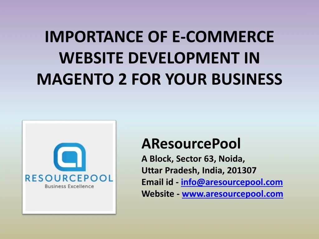 importance of e commerce website development in magento 2 for your business