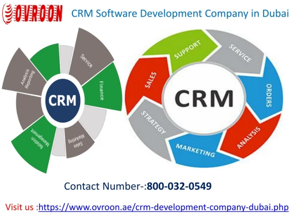 CRM Software Development Company in Dubai 800-032-0549