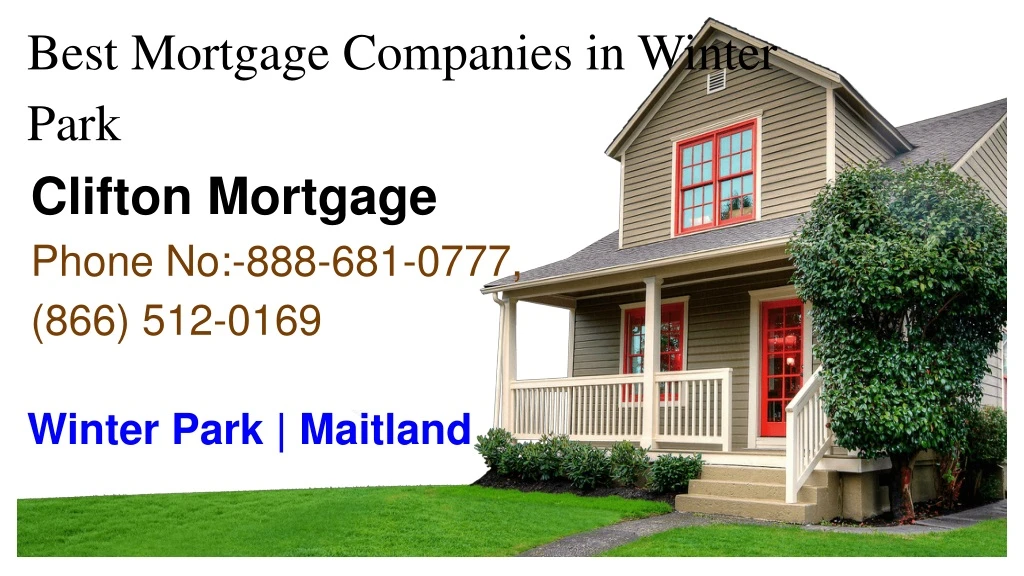 best mortgage companies in winter park