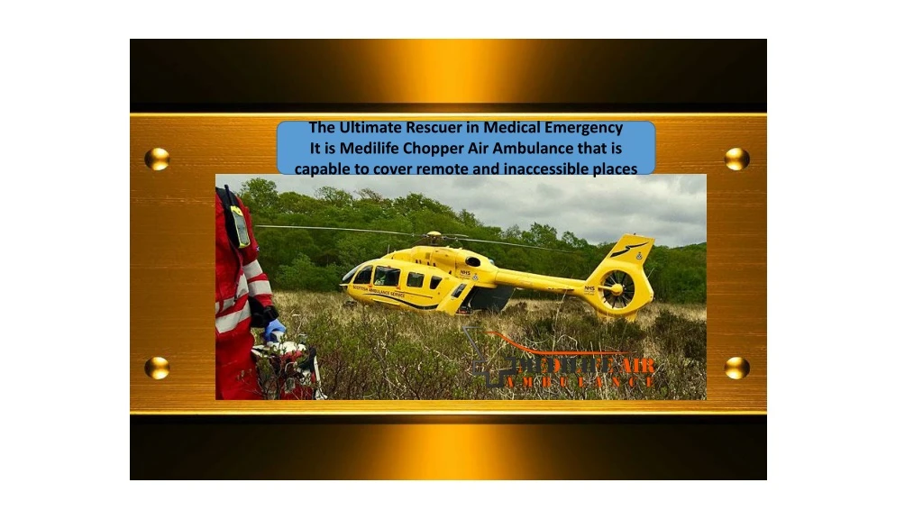 the ultimate rescuer in medical emergency