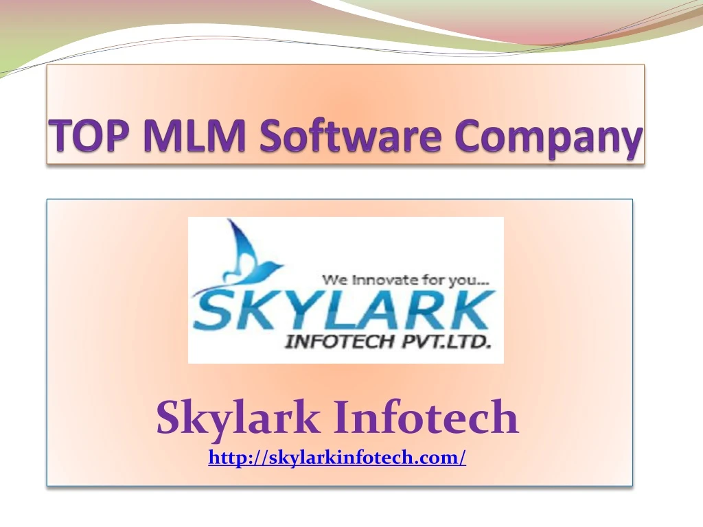 top mlm software company