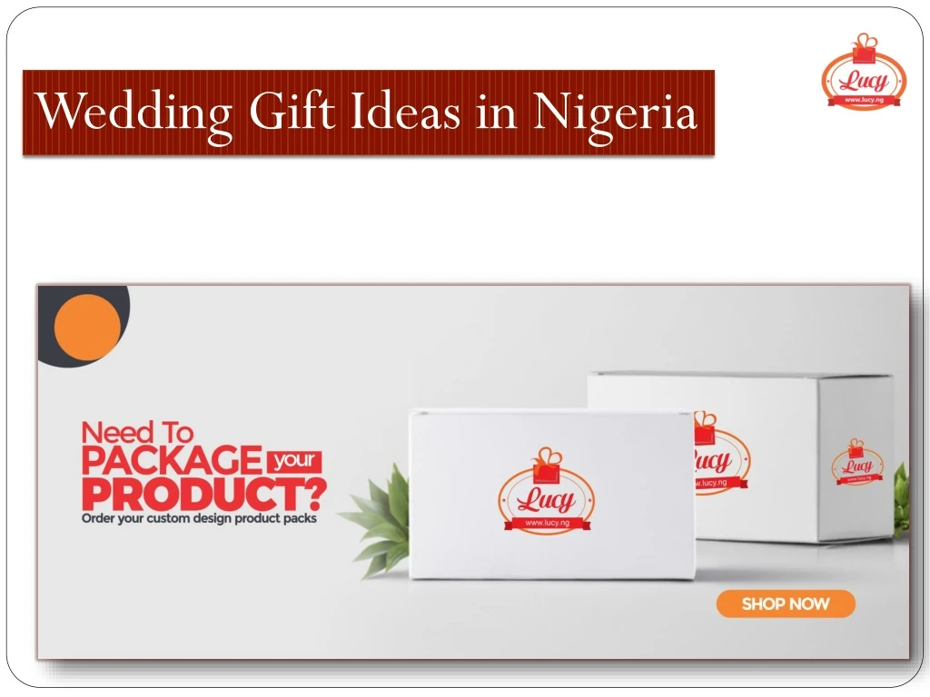 wedding gift ideas in nigeria