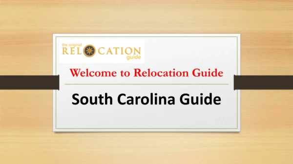 South Carolina Guide - Relocationguide