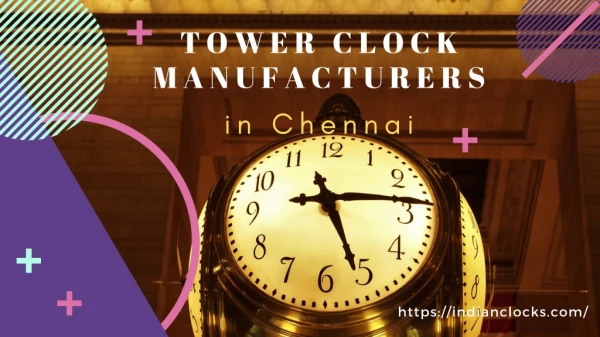 Tower Clock Manufacturers - indianclocks.com