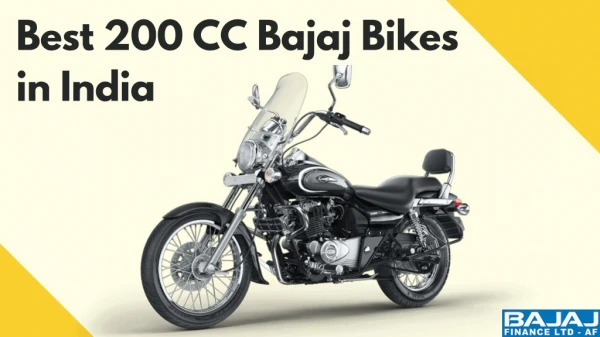 Best 200CC Bajaj Bikes in India