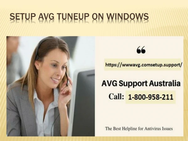 Setup AVG Tuneup ON Windows