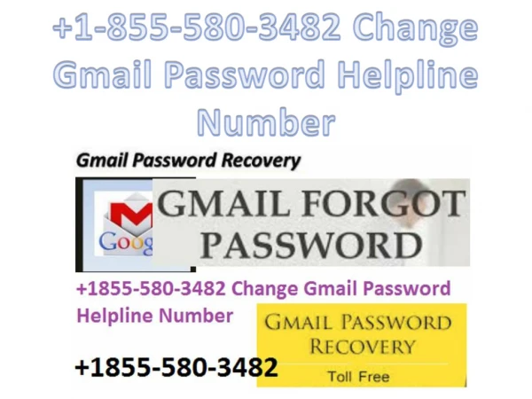 Change Gmail Password Helpline Number