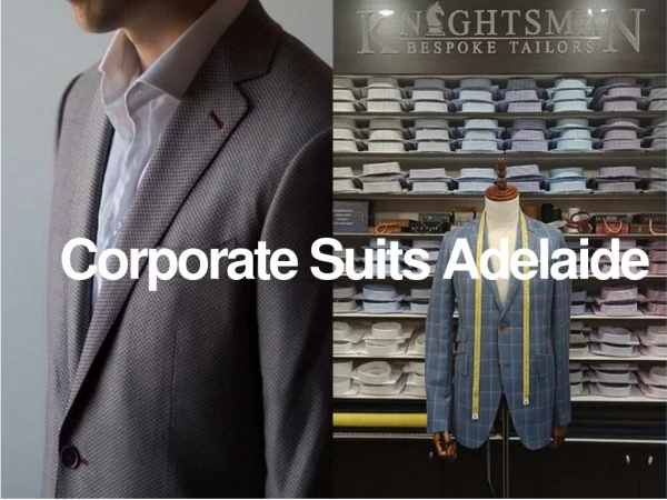 Bespoke Corporate Suit Adelaide