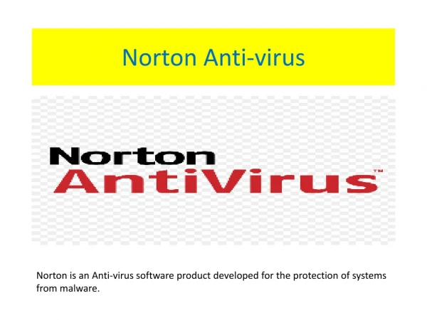 Norton Anti-Virus Support