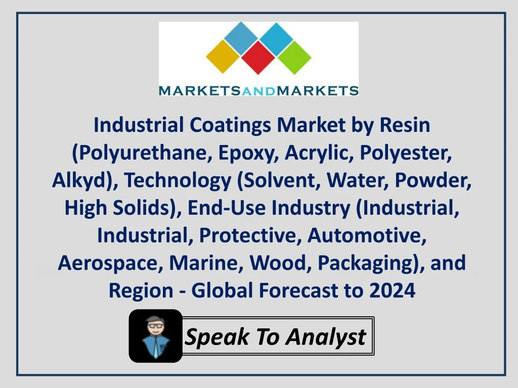 industrial coatings market by resin polyurethane