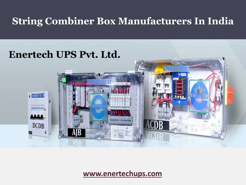 string combiner box manufacturers in india
