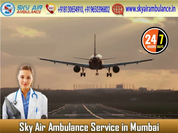 Use Air Ambulance in Mumbai with Top Medical Features