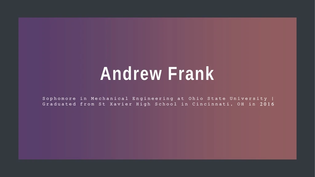 andrew frank