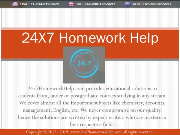 24x7homeworkhelp | Chemical engineering homeworkhelp