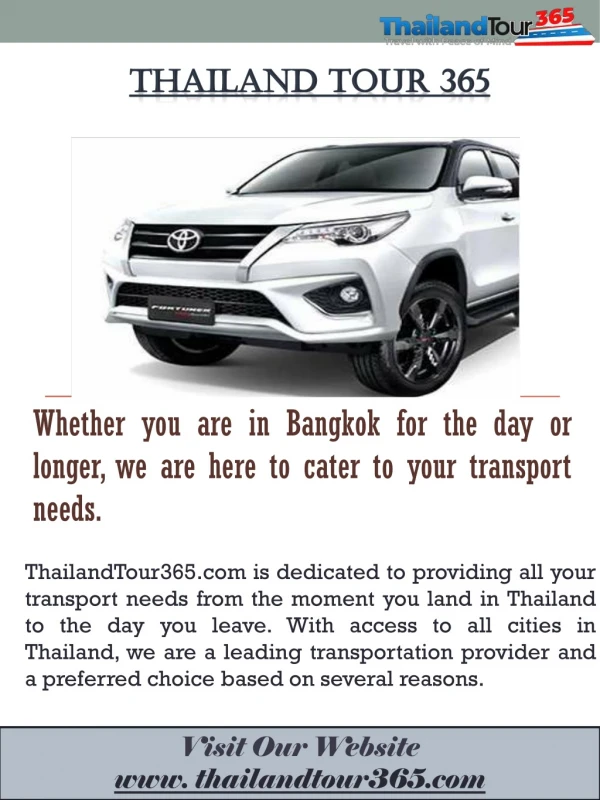 Renting Limousine In Thailand