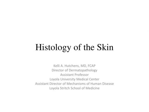 Histology of the Skin