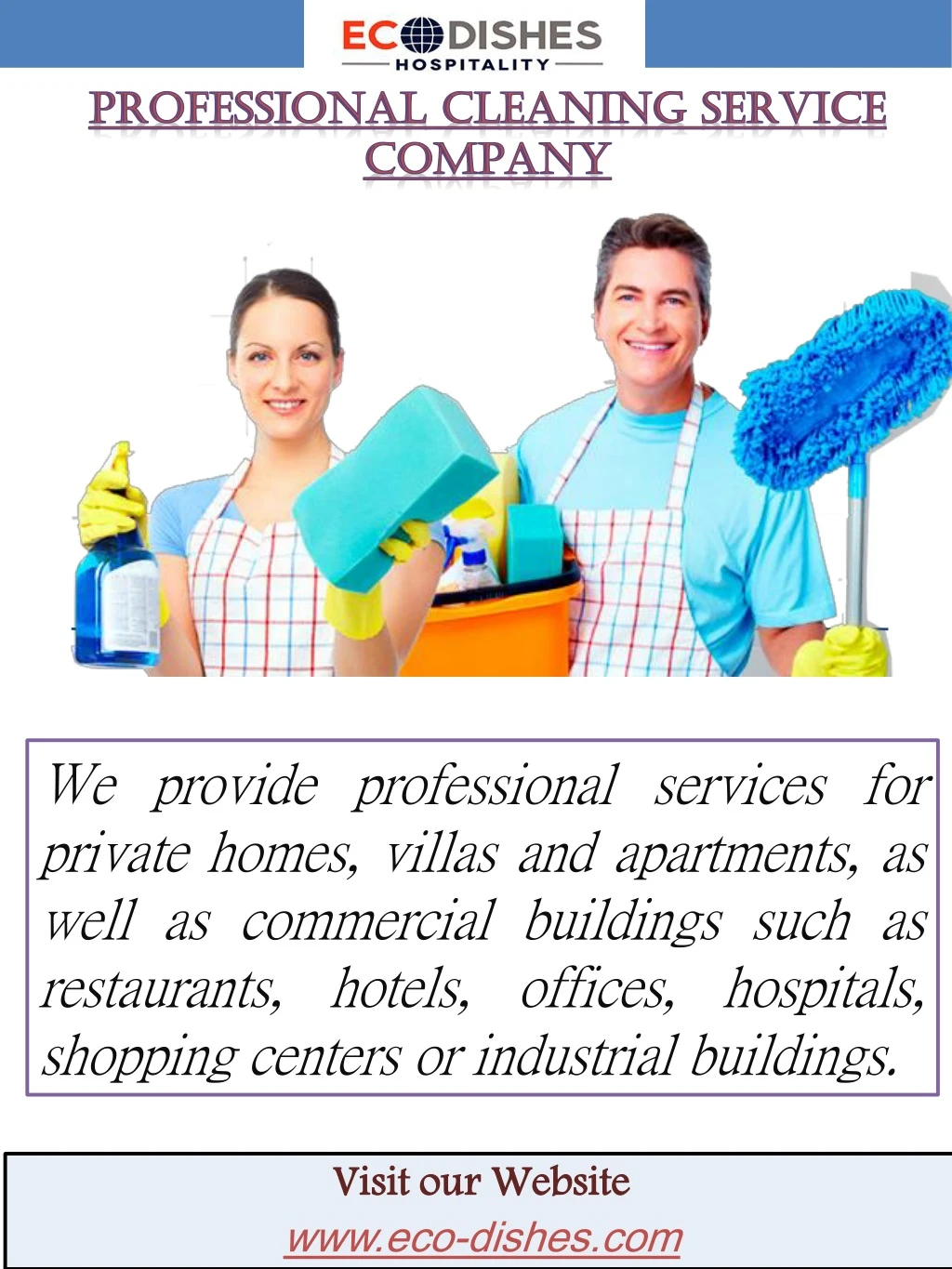 we provide professional services for private