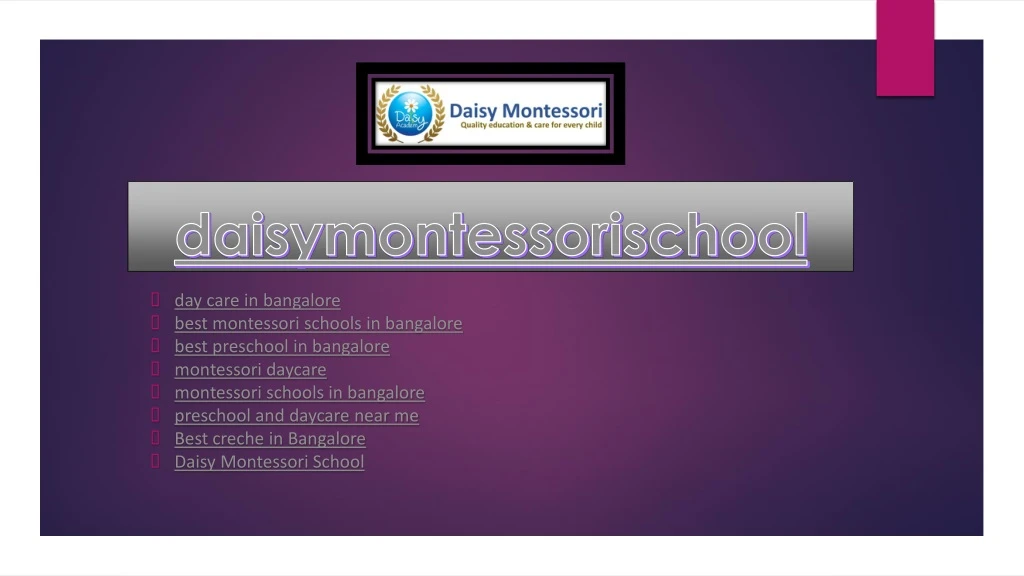 daisymontessorischool