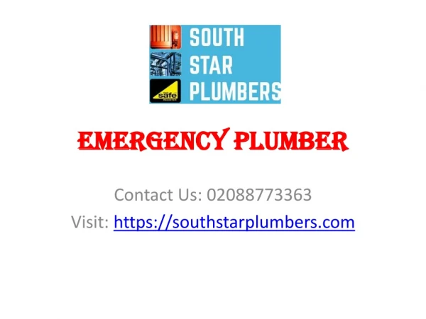 Emergency Plumber - Southstarplumbers