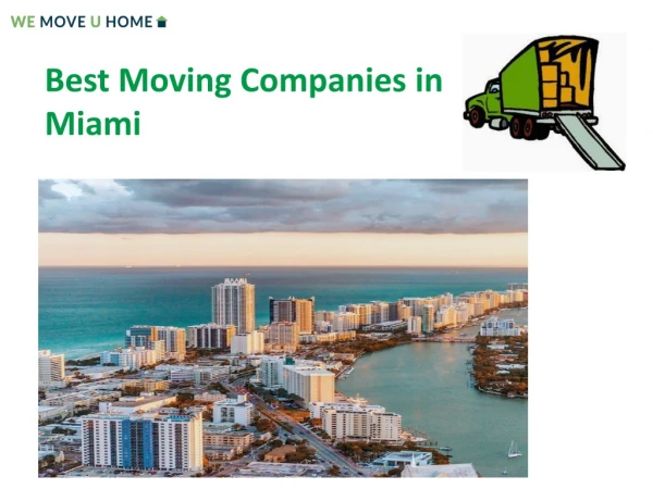 Best Moving Companies Miami